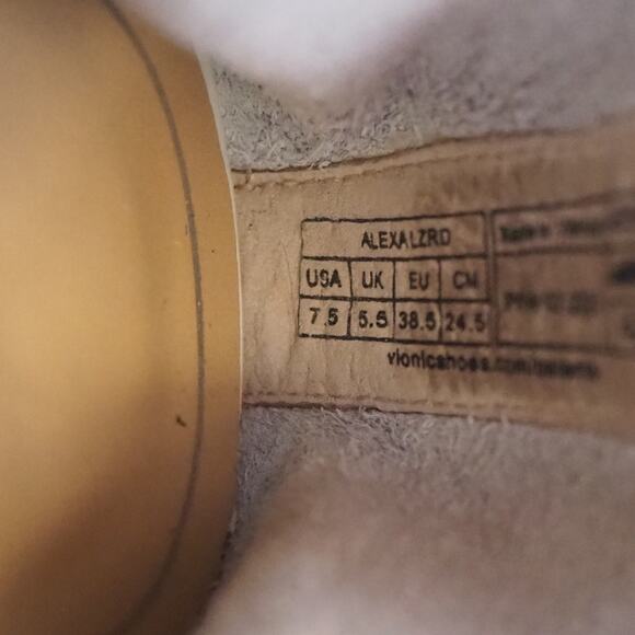 Vionic Women's Orthotic Alexa Embossed Lizard Leather Size 7.5 Ballet Flats - Picture 9 of 10